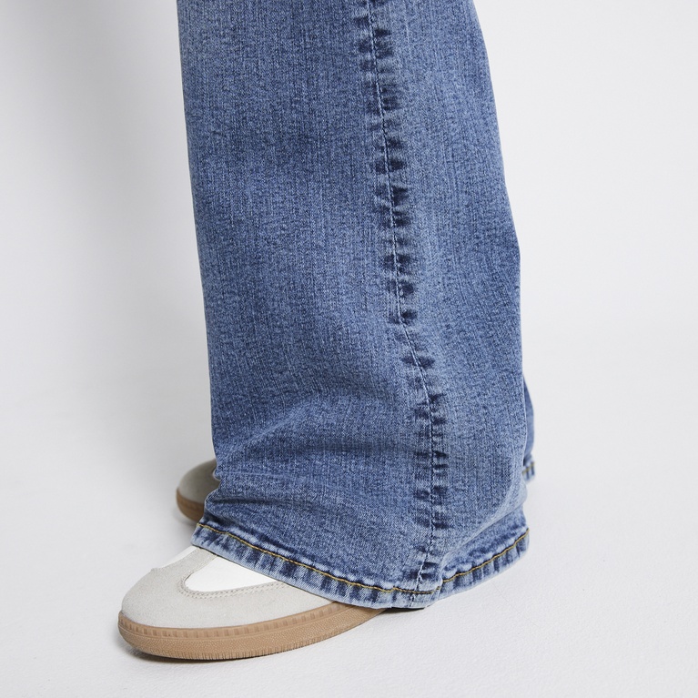 Low waist flare jeans "Bell" Blue Used